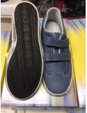 Celokožené boty Jonap modré
