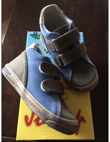 Celoroční dětské boty Jonap 015/M šedo-modrá